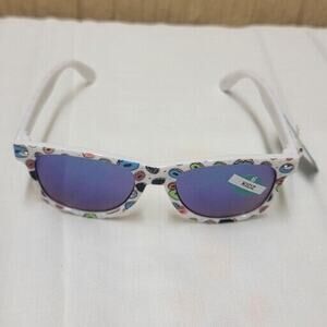 Piranha Kidz Donut Print Sunglasses Style # 62061 White